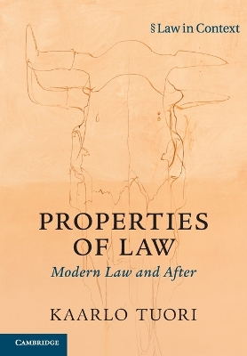 Properties of Law: Modern Law and After by Kaarlo Tuori