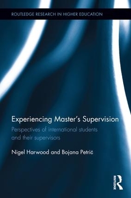 Experiencing Master's Supervision by Nigel Harwood