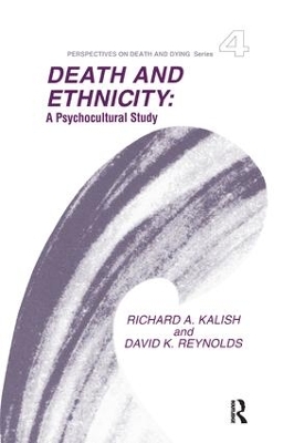 Death and Ethnicity by Richard Kalish