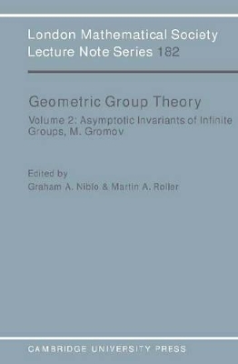 Geometric Group Theory: Volume 2 book