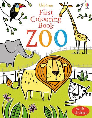 First Colouring Book Zoo by Jessica Greenwell
