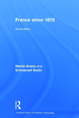 France Since 1815 by Martin Evans