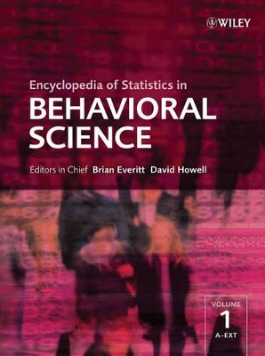 Encyclopedia of Statistics in Behavioral Science book