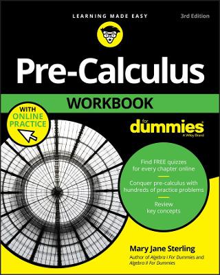 Pre-Calculus Workbook For Dummies book