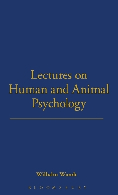 Lectures on Human and Animal Psychology: Vol 29 book