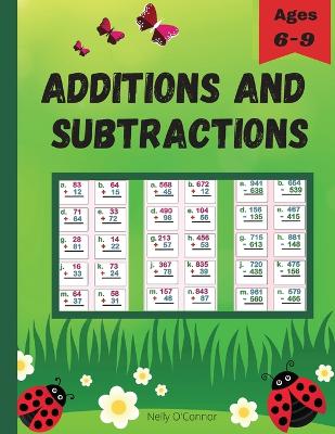 Additions and Subtractions: Amazing Activity Book Double Digit, Triple DigitMath Workbook for ages 6-81st & 2nd Grade Math book