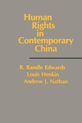 Human Rights in Contemporary China book