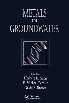 Metals in Groundwater book