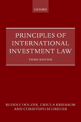 Principles of International Investment Law book