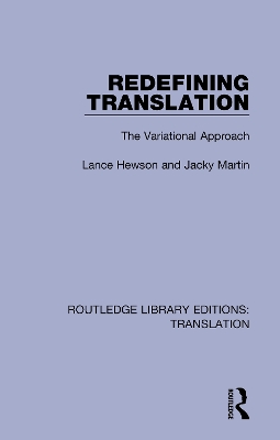 Redefining Translation: The Variational Approach by Lance Hewson