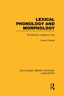 Lexical Phonology and Morphology book
