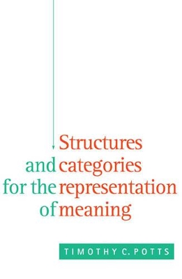 Structures and Categories for the Representation of Meaning book