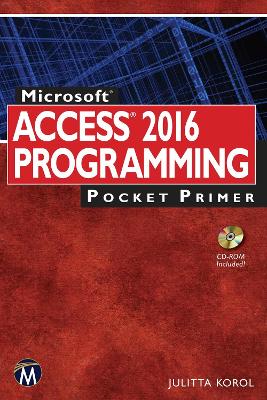 Microsoft Access 2016 Programming book