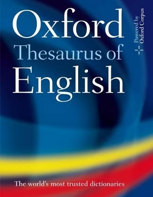 Oxford Thesaurus of English |s au by OXFORD