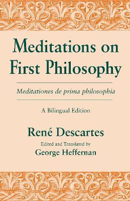 Meditations 1St Philosophy (Bilingual Edit) by René Descartes