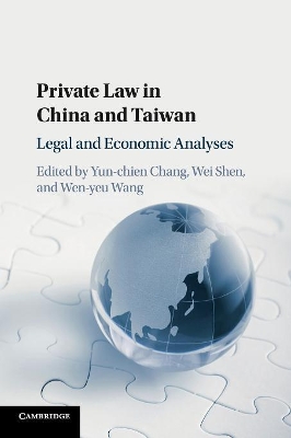Private Law in China and Taiwan: Legal and Economic Analyses book
