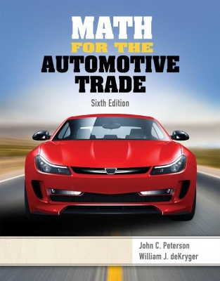 Math for the Automotive Trade book