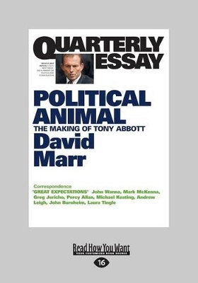 Quarterly Essay 47 Political Animal book