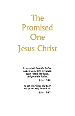 The Promised One: Jesus Christ book