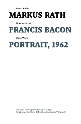 Francis Bacon: Portrait, 1962 book