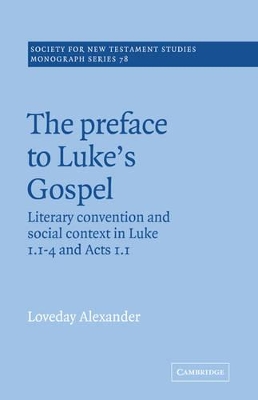 Preface to Luke's Gospel book