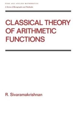 Classical Theory of Arithmetic Functions book