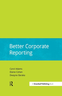 Better Corporate Reporting book