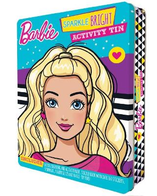 Barbie Sparkle Bright Activity Tin book