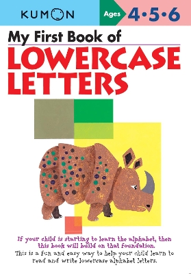 My First Book Of Lowercase Letters book