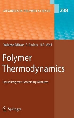 Polymer Thermodynamics by Sabine Enders