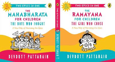Two-Epics-in-One (The Ramayana for Children and The Mahabharata for Children): The Girl Who Chose and The Boys Who Fought, a Flip Book book