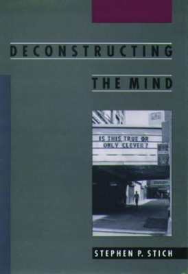 Deconstructing the Mind book