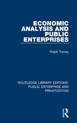 Economic Analysis and Public Enterprises book