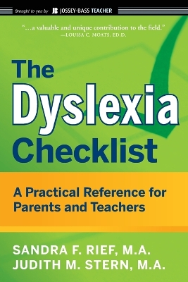 Dyslexia Checklist by Sandra F. Rief