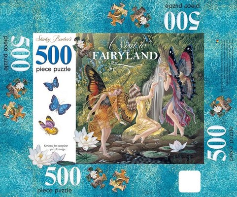 A Visit to Fairyland 500 piece puzzle by Shirley Barber