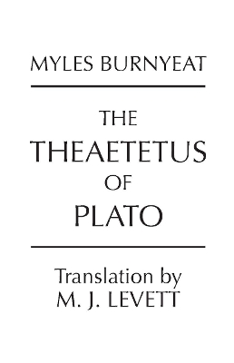 Theaetetus of Plato book