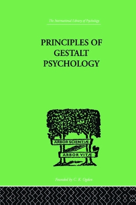 Principles Of Gestalt Psychology book