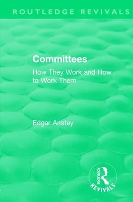 : Committees (1963) by Edgar Anstey