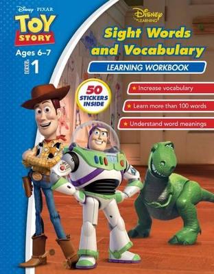 Disney Toy Story: Sight Words and Vocabulary Learning Workbook Level 1 book