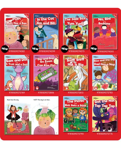 BookLife Decodable Readers Level 2 Red Set of 10 book