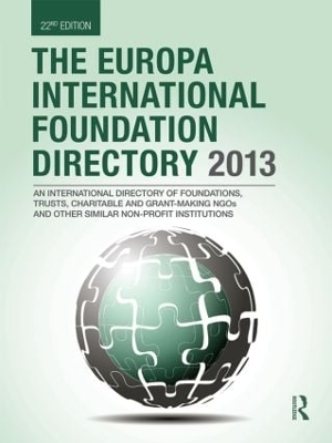 Europa International Foundation Directory 2013 book