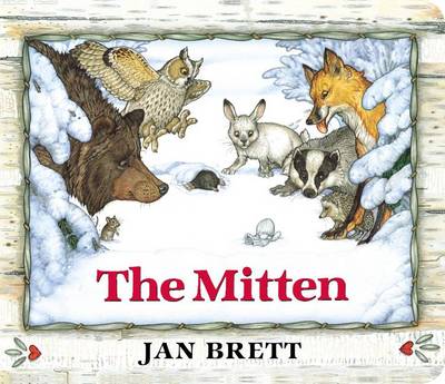 The The Mitten (Oversized Lap Board Book) by Jan Brett