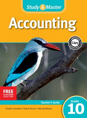 Study & Master Accounting Teacher's Guide Grade 10 book