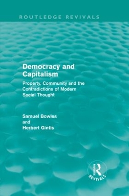 Democracy and Capitalism book