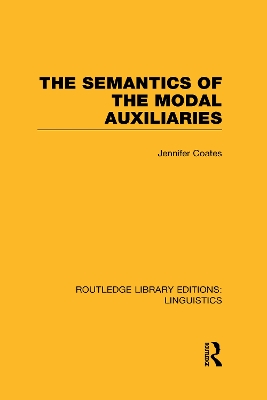 Semantics of the Modal Auxiliaries book