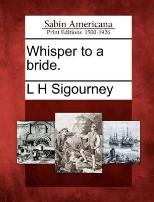 Whisper to a Bride. book