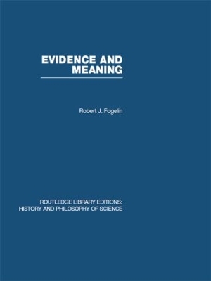 Evidence and Meaning book