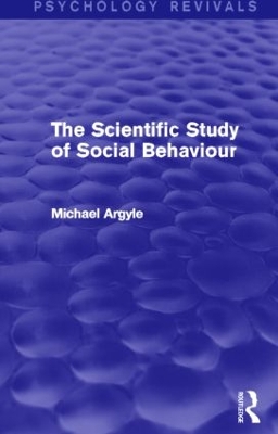 Scientific Study of Social Behaviour book