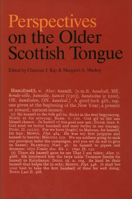 Perspectives on the Older Scottish Tongue book