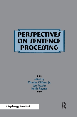 Perspectives on Sentence Processing book
